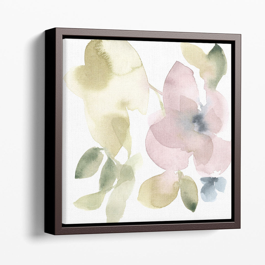 Sweet Petals and Leaves VI - Canvas Print Wall Art