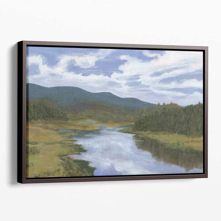 Blue Mountain Reflections II - Canvas Print Wall Art