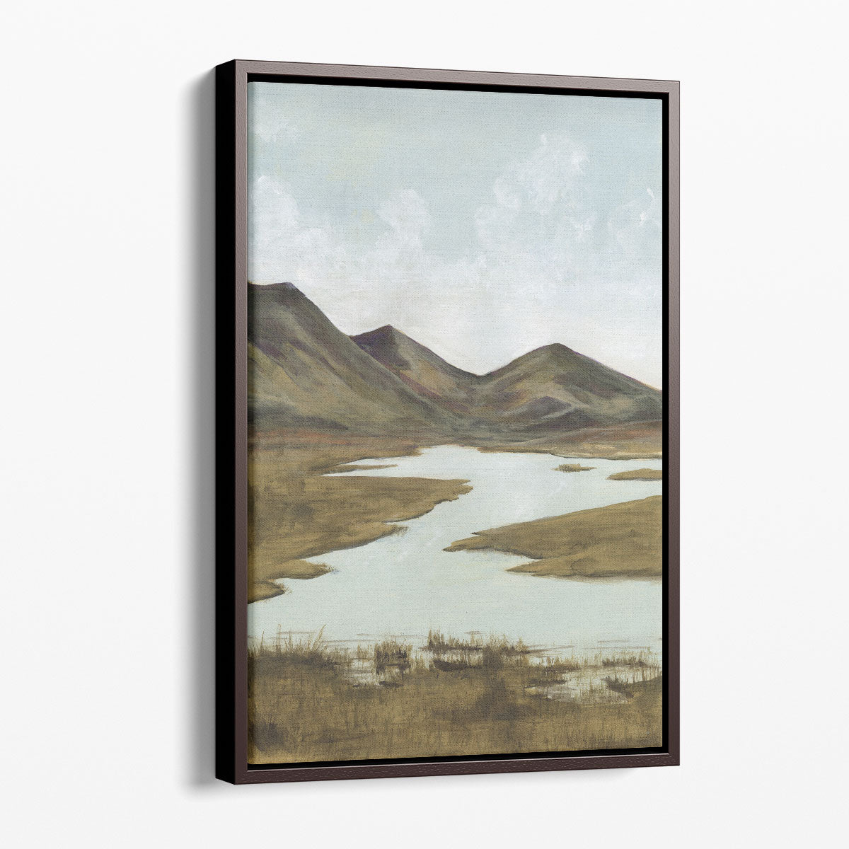 Glacial Lake (A) Framed Canvas hotsell Print