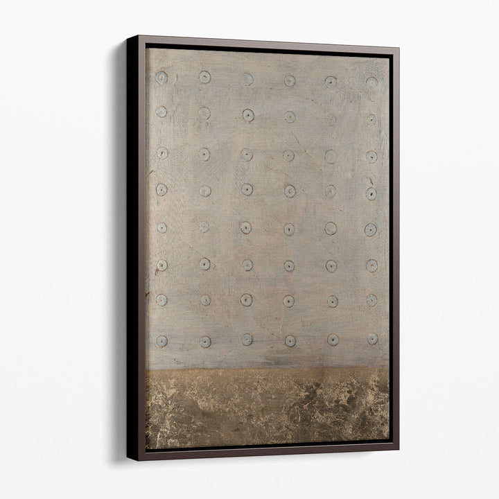 Neutral Dot Matrix I - Canvas Print Wall Art