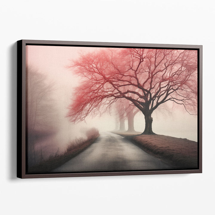 Redwood Mist Monotone - Canvas Print Wall Art