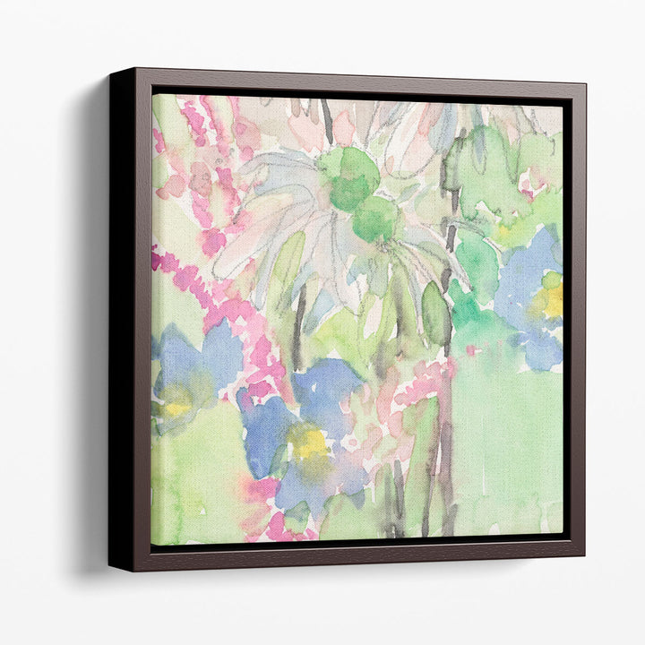 Watercolor Floral Accent I - Canvas Print Wall Art