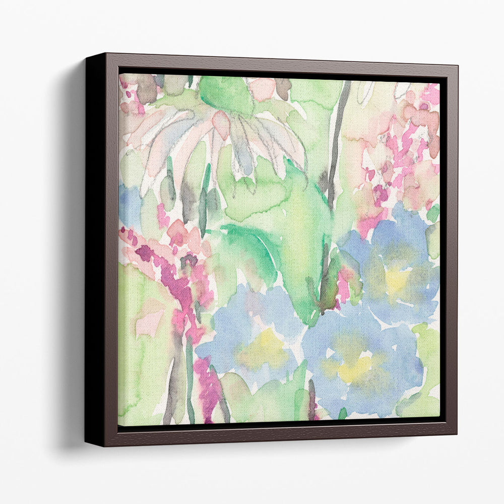 Watercolor Floral Accent II - Canvas Print Wall Art