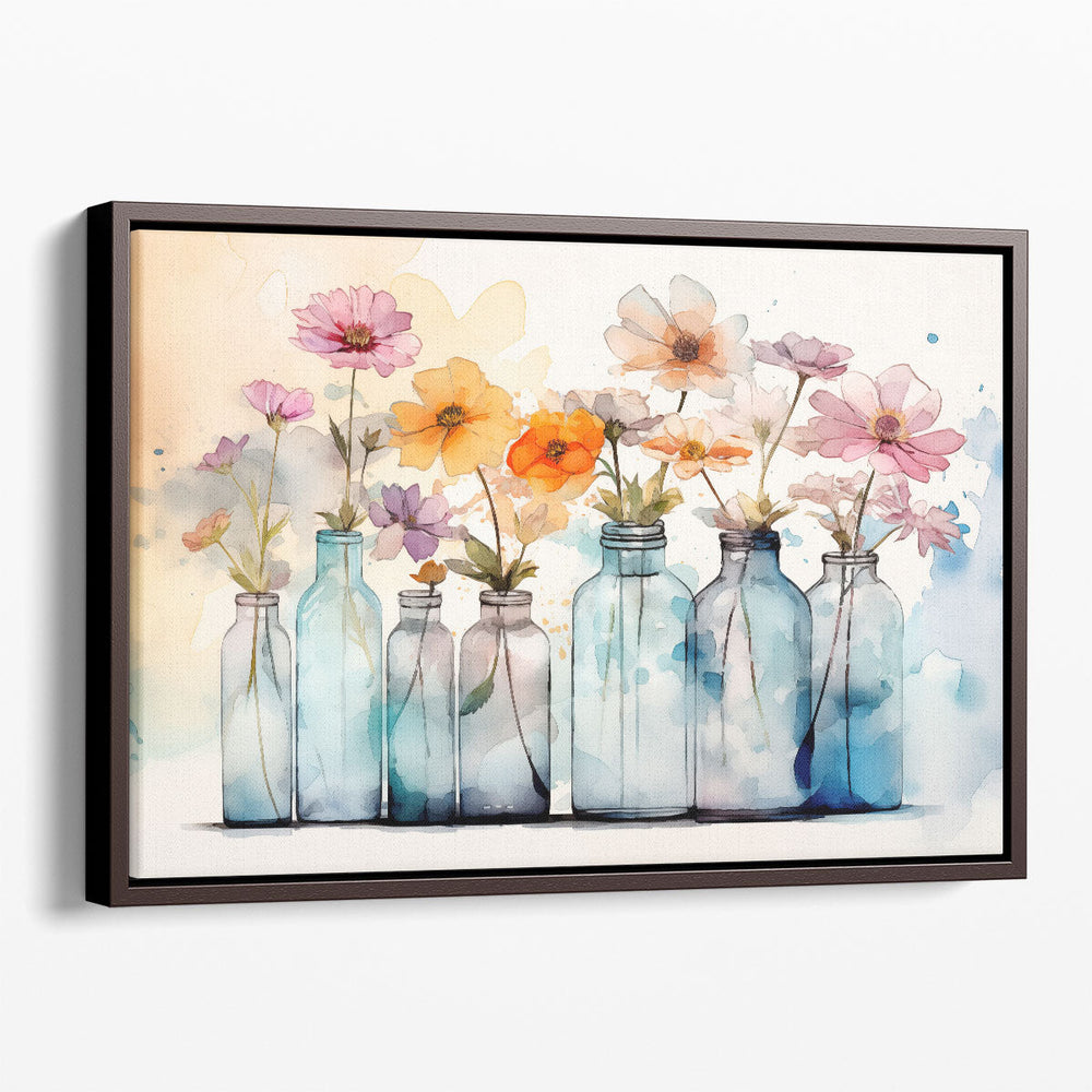 Vintage Floral Bloom 2 - Canvas Print Wall Art