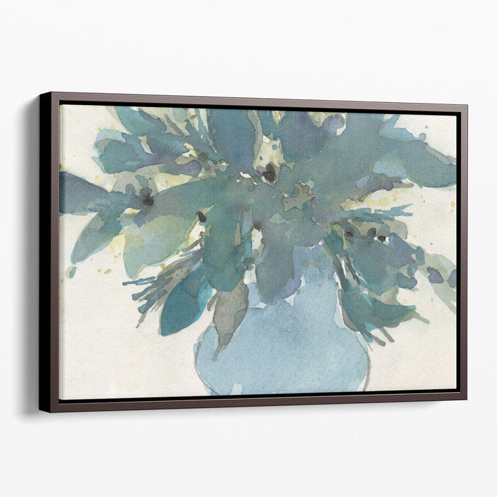 Blue Vintage Charm I - Canvas Print Wall Art