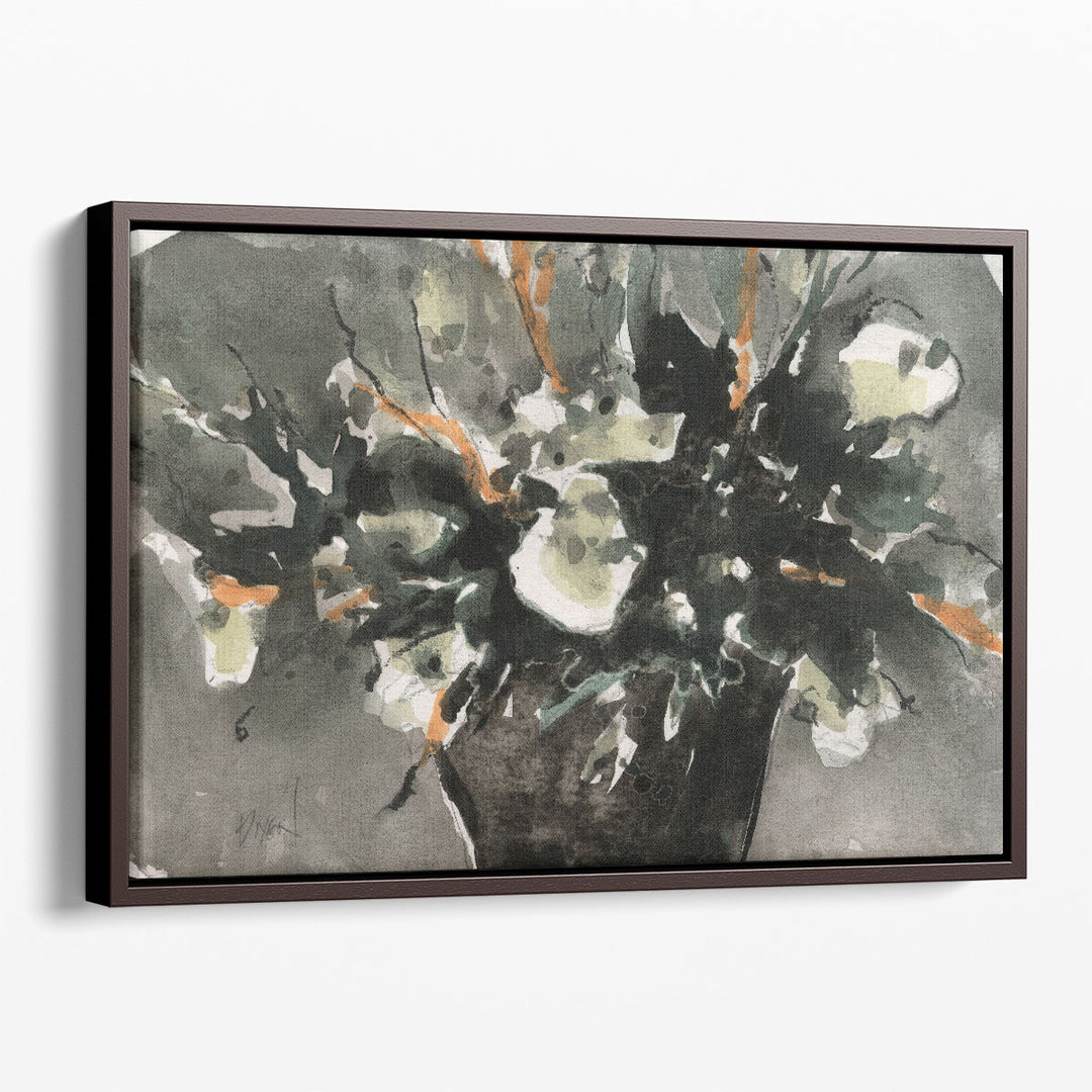 Dark Flower Aesthetic  I - Canvas Print Wall Art