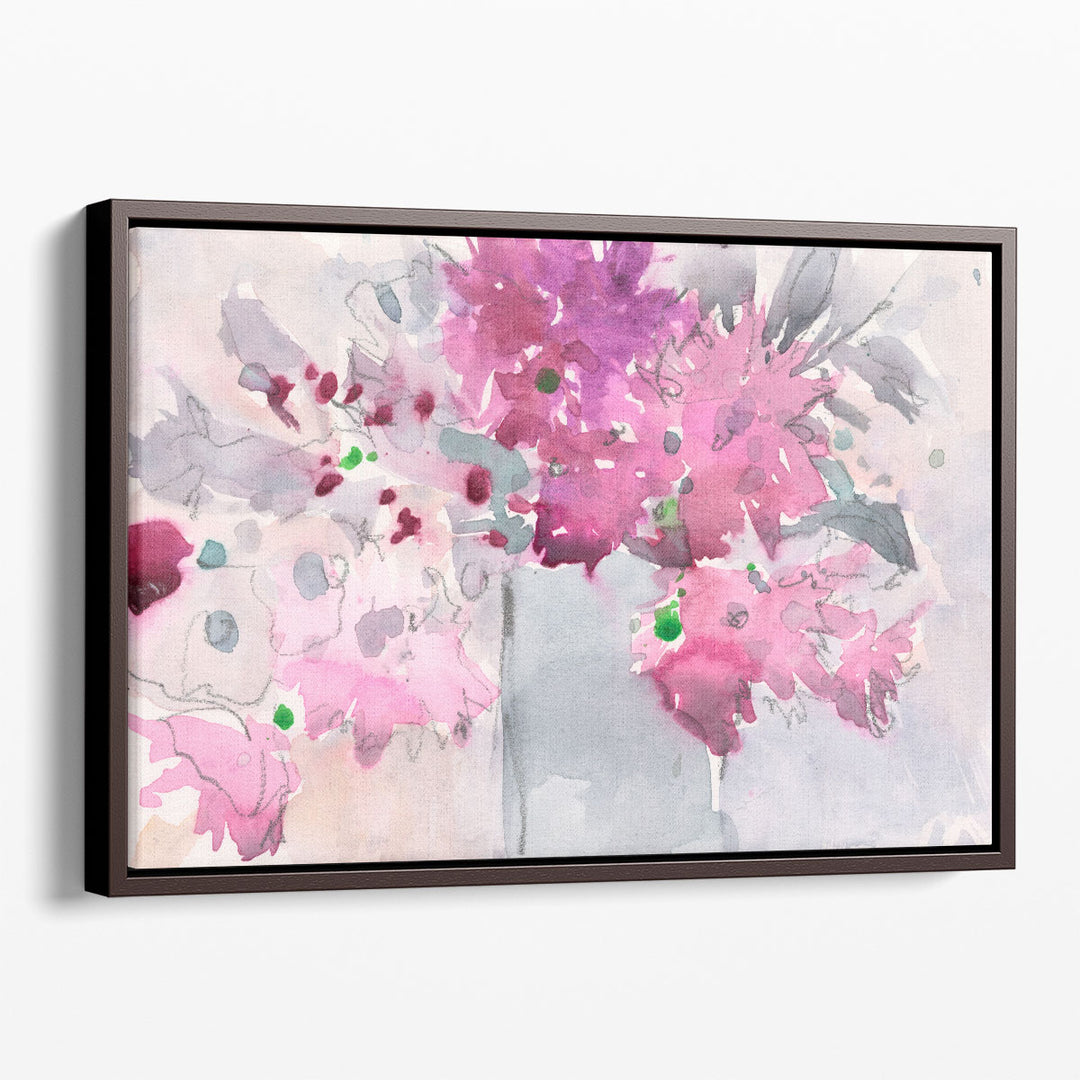 Floral Setting I - Canvas Print Wall Art