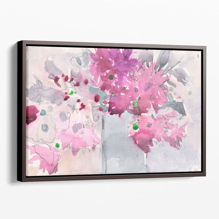 Floral Setting I - Canvas Print Wall Art