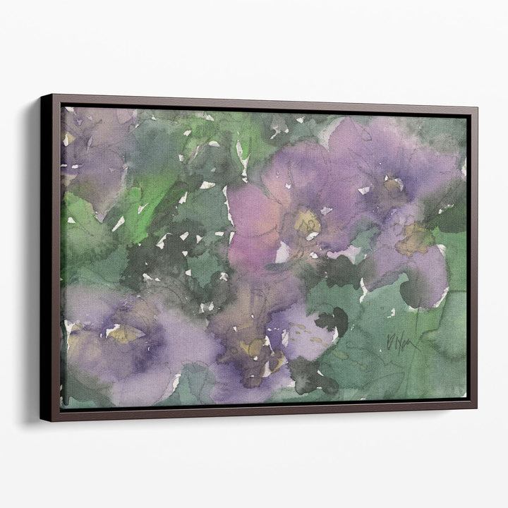 Language of Violets I - Canvas Print Wall Art