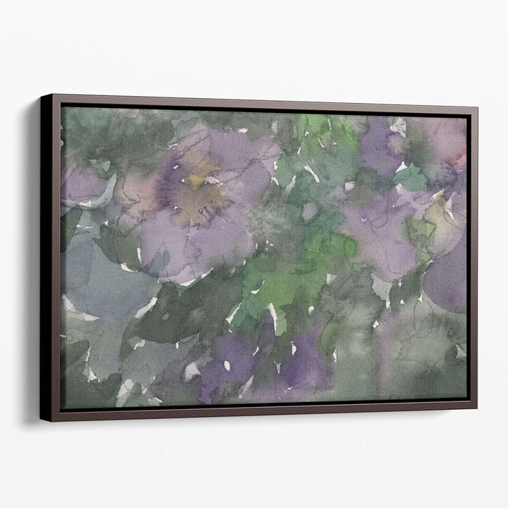 Language of Violets II - Canvas Print Wall Art