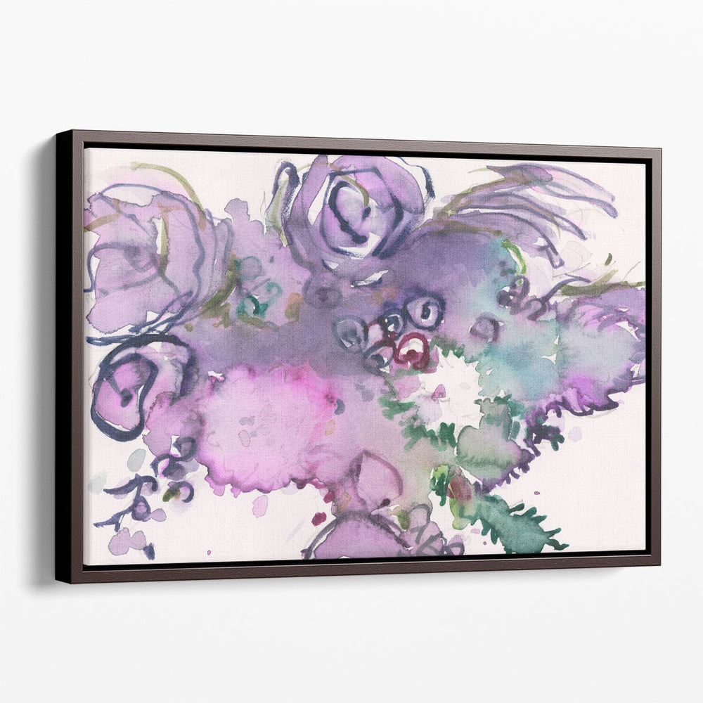 Lavender Floral Splendor II - Canvas Print Wall Art