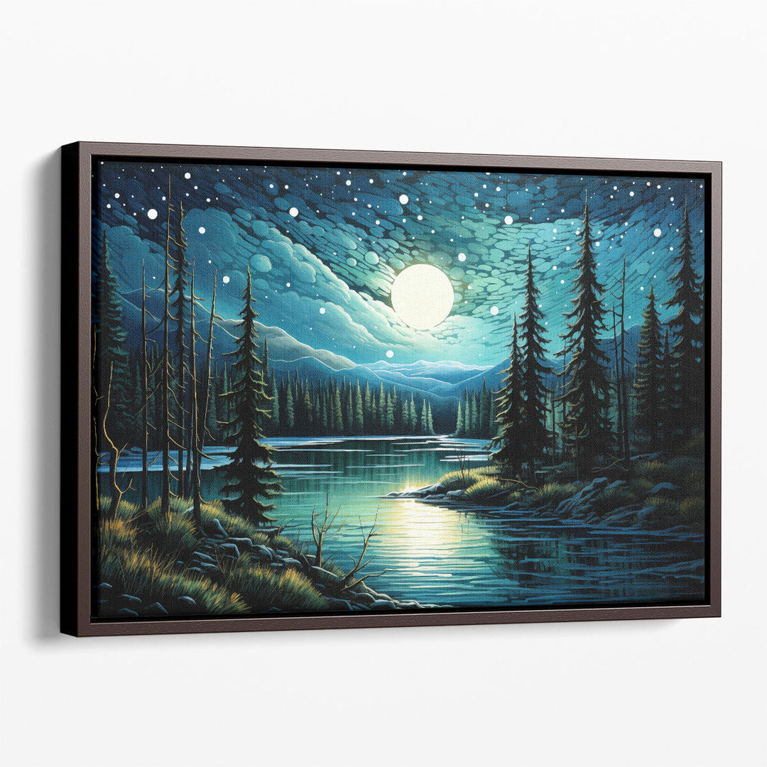 The New Age Starry Night - Canvas Print Wall Art