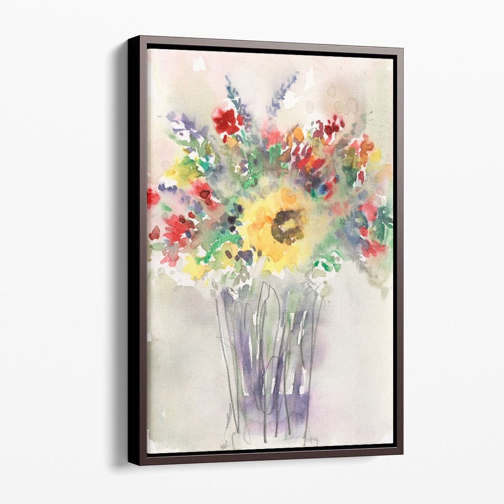 Fancy that Bouquet II - Canvas Print Wall Art