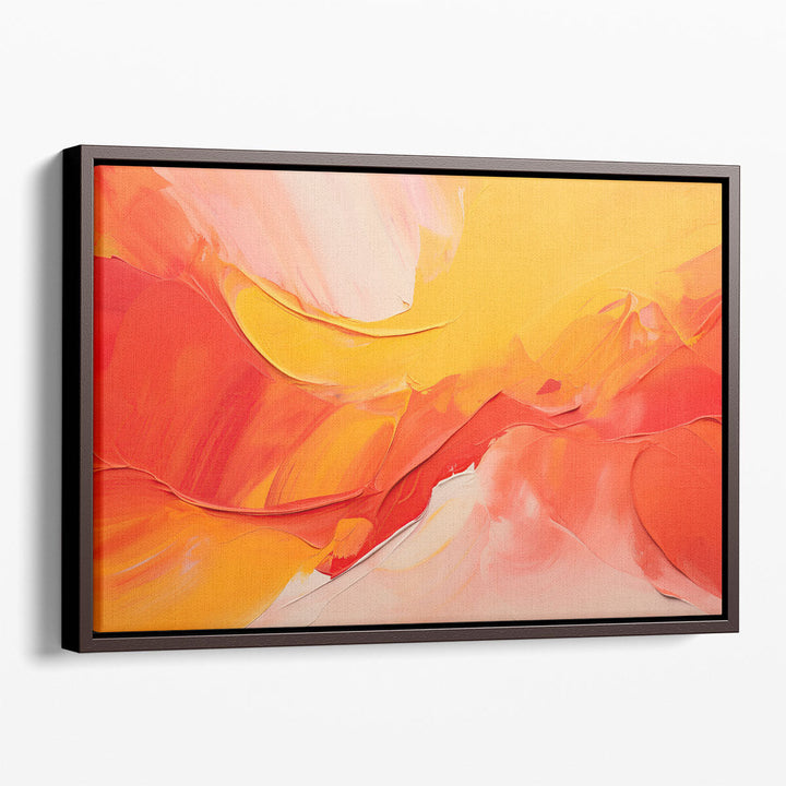 Peaceful Firewave - Canvas Print Wall Art