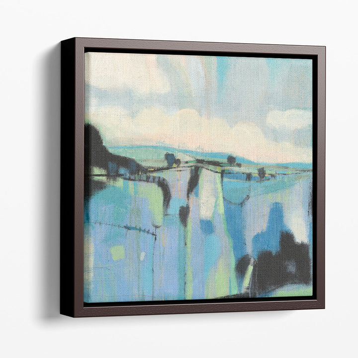 Abstract Shades of Blue I - Canvas Print Wall Art