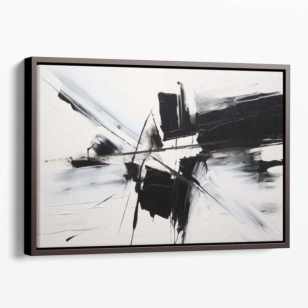 Monochrome Magic - Canvas Print Wall Art