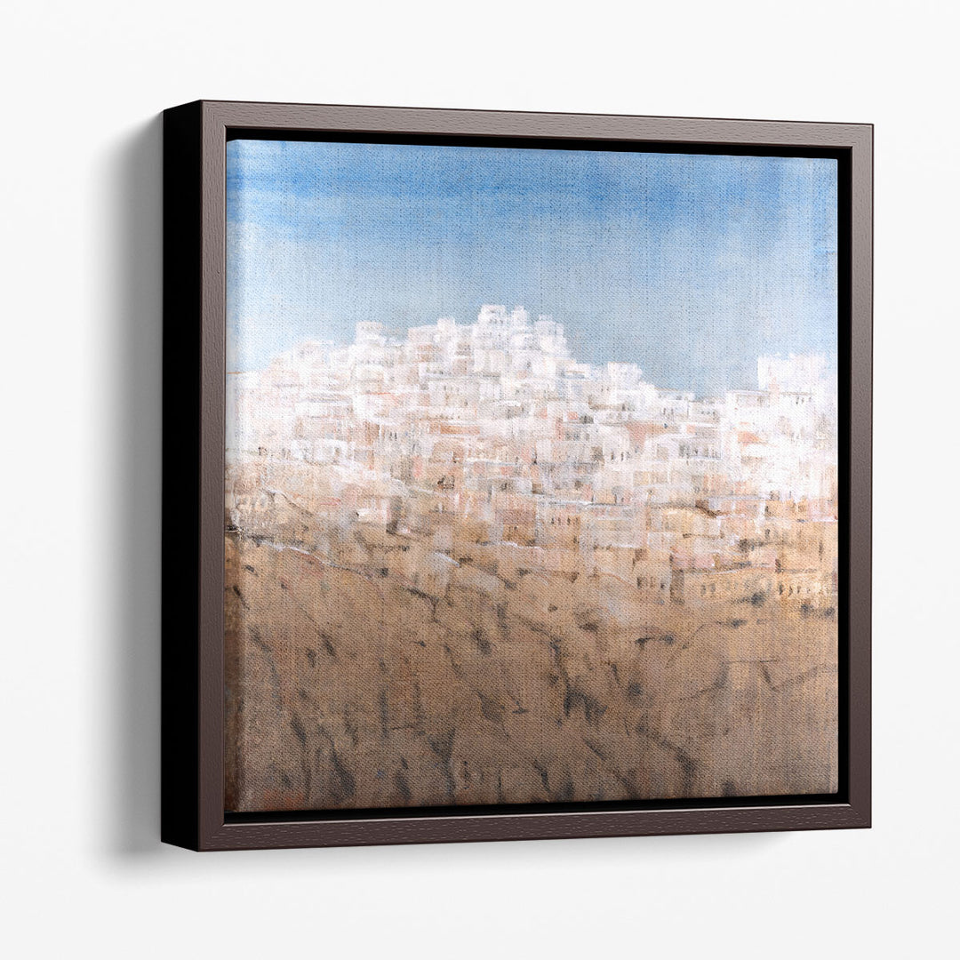 Hilltop Village I - Canvas Print Wall Art