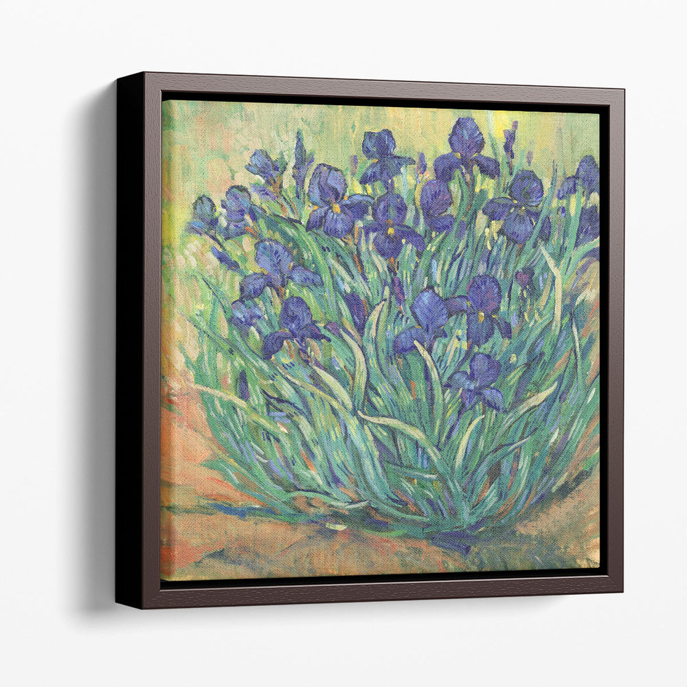 Irises in Bloom I - Canvas Print Wall Art