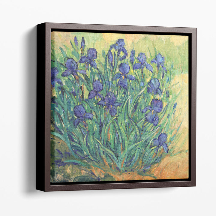 Irises in Bloom II - Canvas Print Wall Art