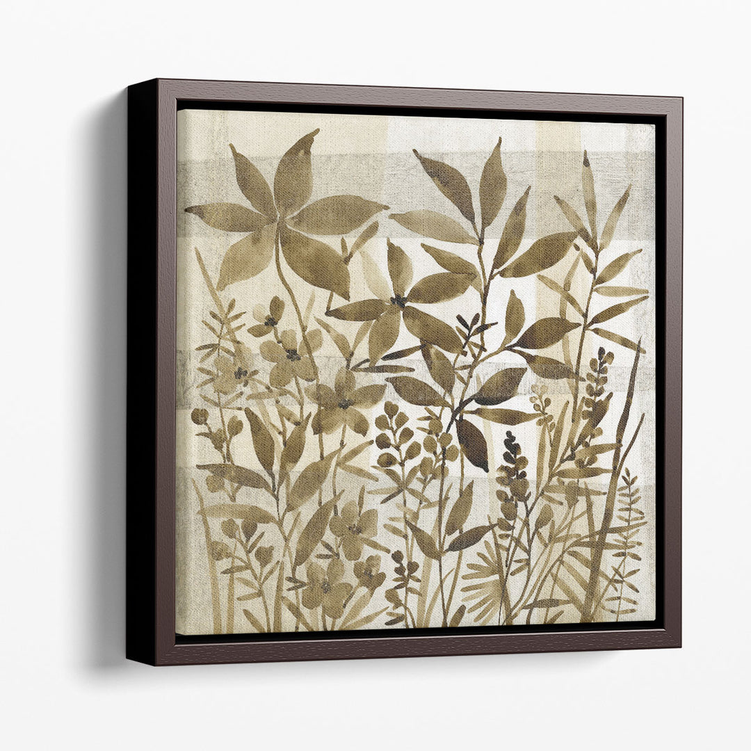 Neutral Garden I - Canvas Print Wall Art