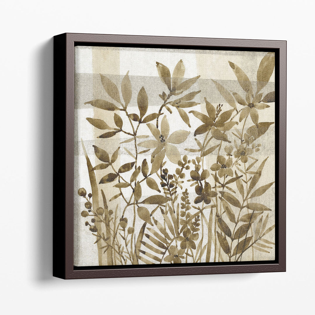 Neutral Garden II - Canvas Print Wall Art