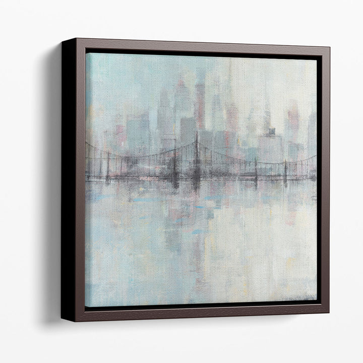 Pastel Cityscape I - Canvas Print Wall Art