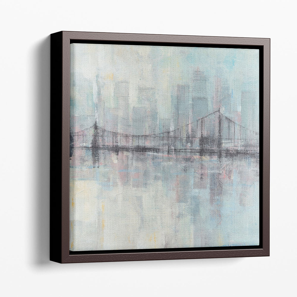 Pastel Cityscape II - Canvas Print Wall Art