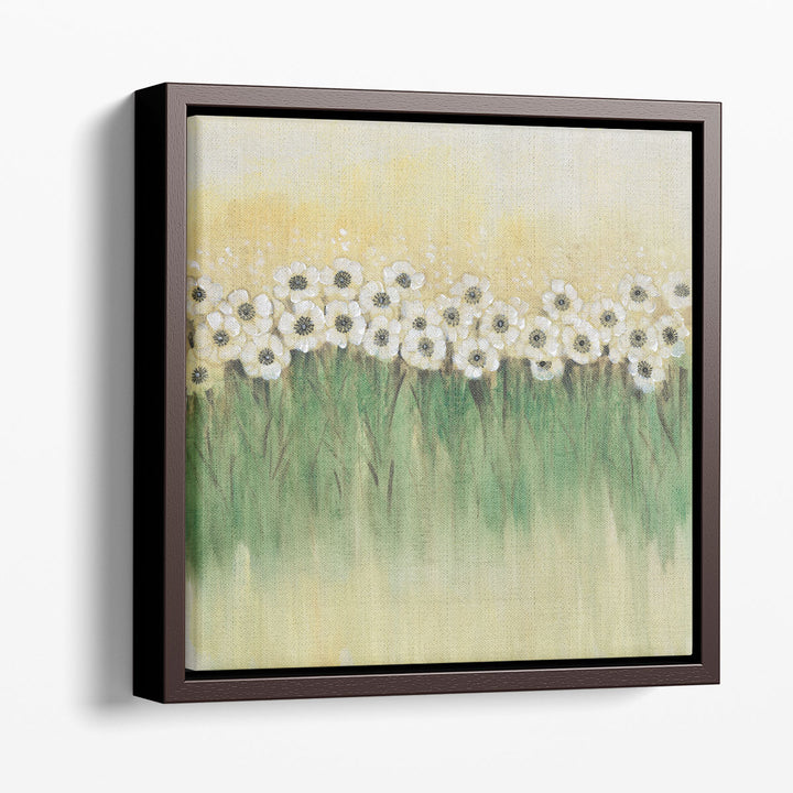 Rows of Flowers I - Canvas Print Wall Art