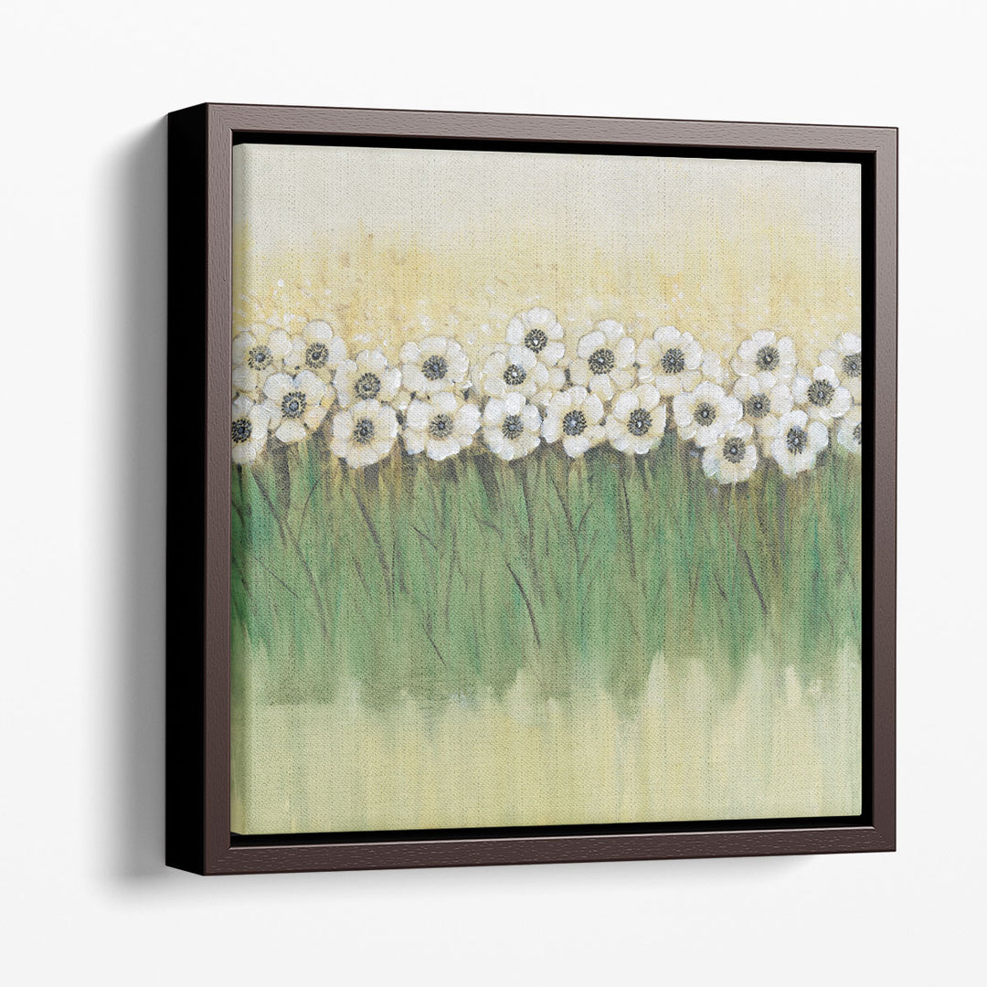 Rows of Flowers II - Canvas Print Wall Art