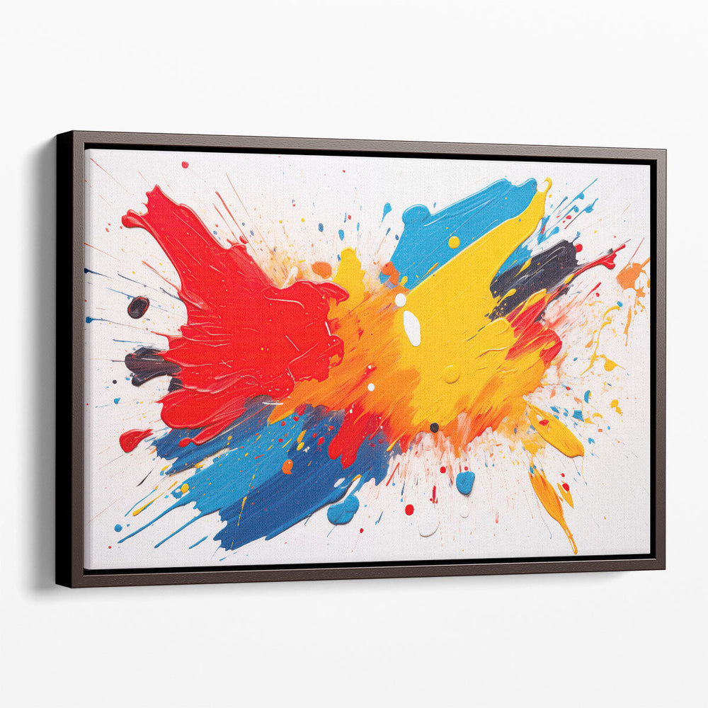 Energetic Colorburst - Canvas Print Wall Art