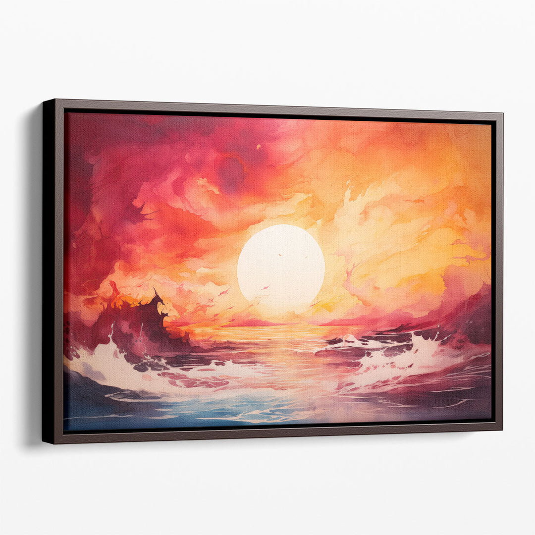 Angry Ocean - Canvas Print Wall Art