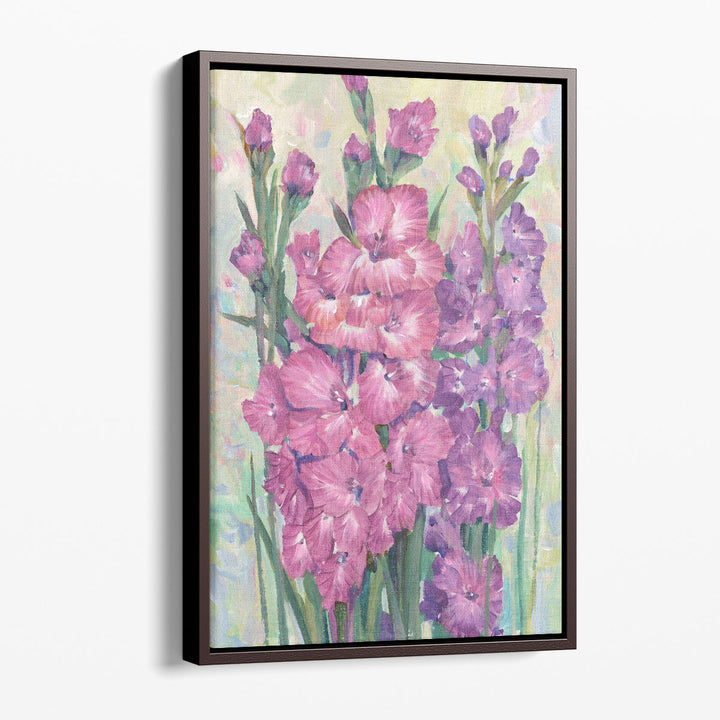 Gladiolas Blooming I - Canvas Print Wall Art