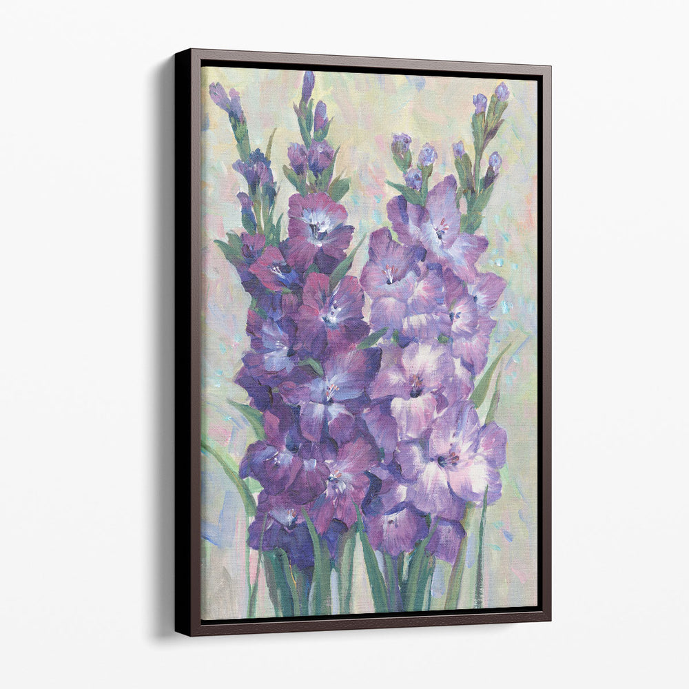 Gladiolas Blooming II - Canvas Print Wall Art