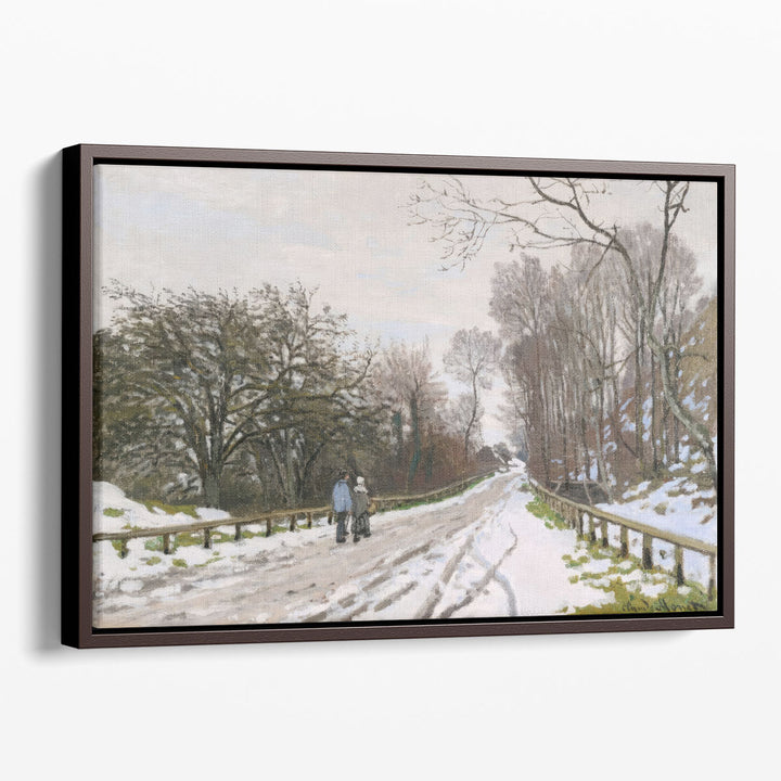 Road toward the Farm Saint-Simeon, Honfleur, 1867 - Canvas Print Wall Art