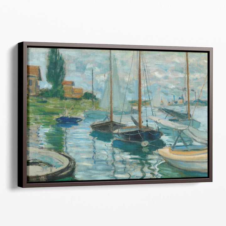 Sailboats on the Seine at Petit-Gennevilliers, 1874 - Canvas Print Wall Art