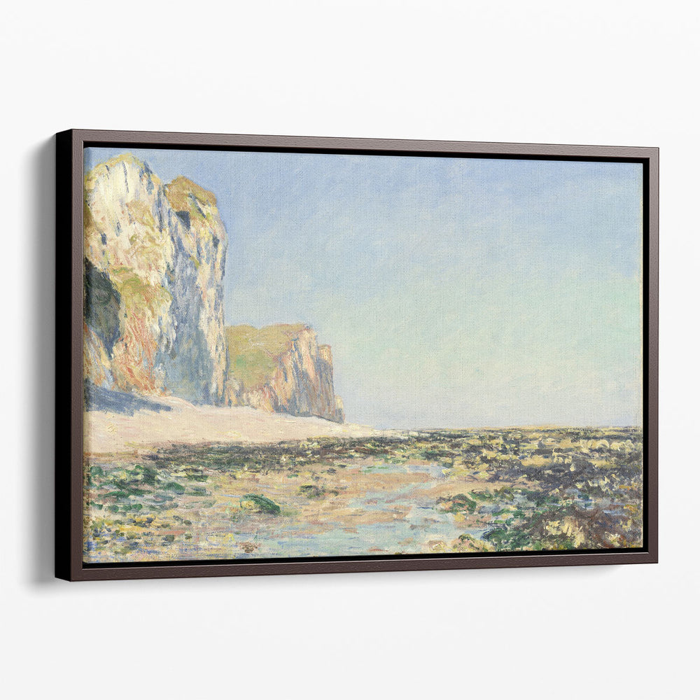 Seaside and cliffs of Pourville in the morning, 1882 - Canvas Print Wall Art