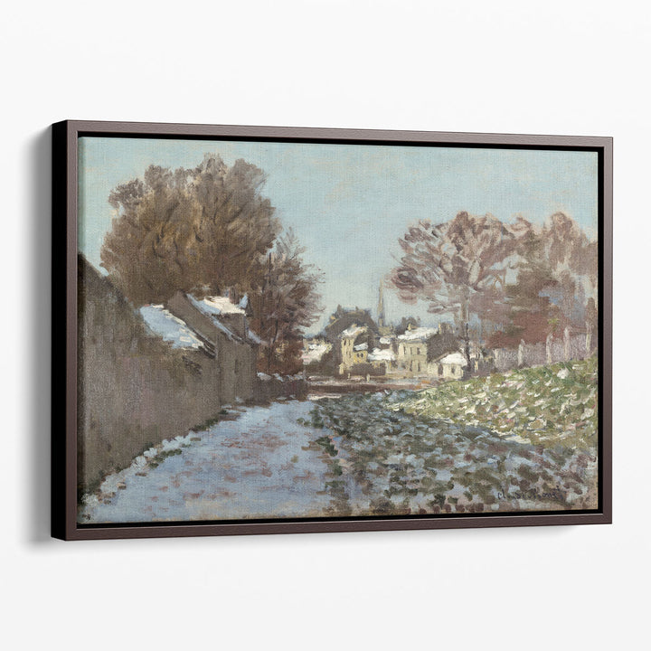 Snow Effect at Argenteuil, 1875 - Canvas Print Wall Art