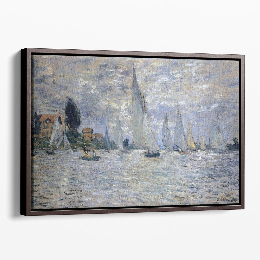 The Boats Regatta at Argenteuil, 1874 - Canvas Print Wall Art