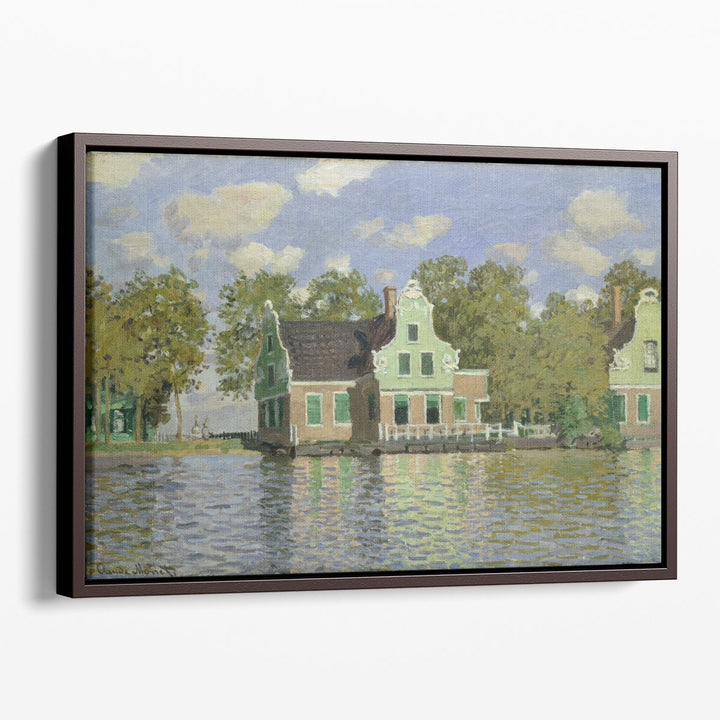 The House on the River Zaan in Zaandam, 1871 - Canvas Print Wall Art