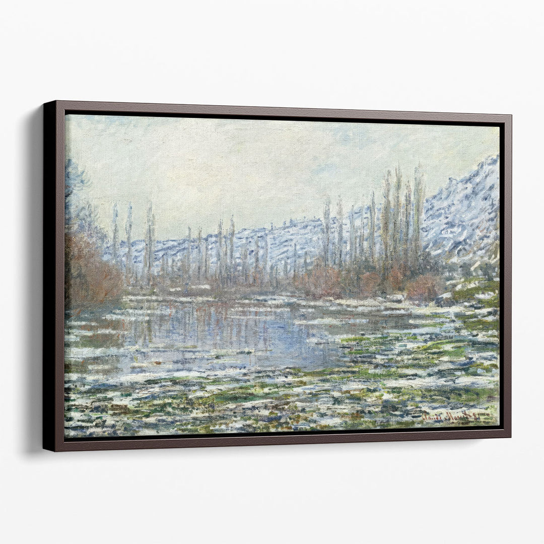 The Thaw at Vetheuil, 1880 - Canvas Print Wall Art