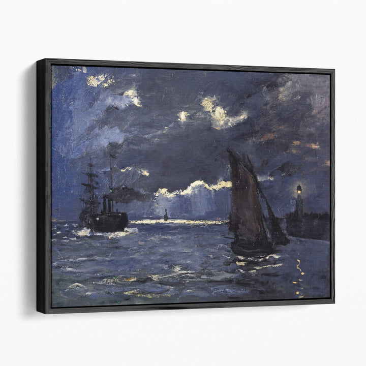 A Seascape, Shipping by Moonlight, 1864 - Canvas Print Wall Art