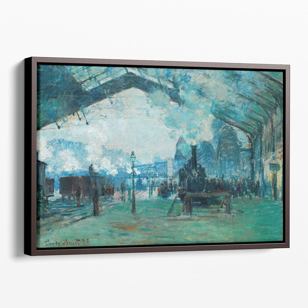 Arrival of the Normandy Train, Gare Saint-Lazare, 1887 - Canvas Print Wall Art