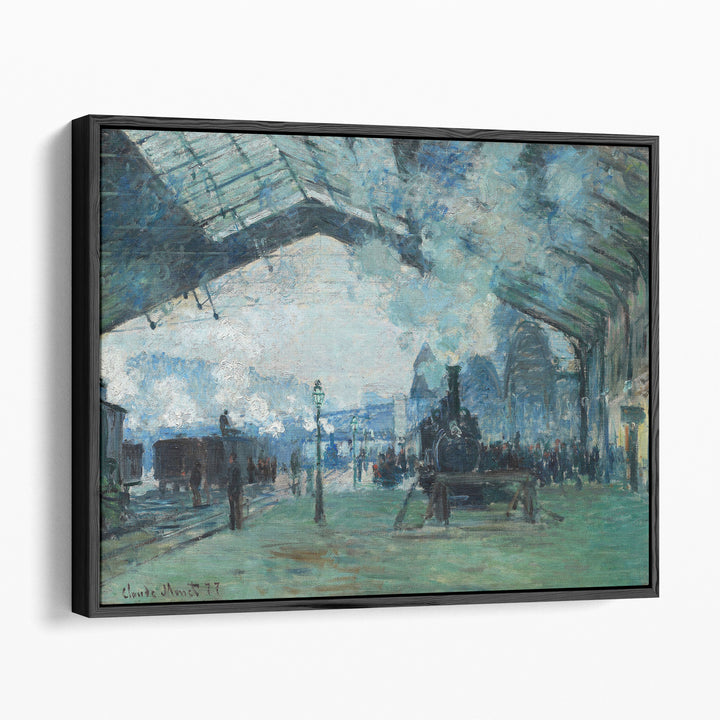 Arrival of the Normandy Train, Gare Saint-Lazare, 1887 - Canvas Print Wall Art