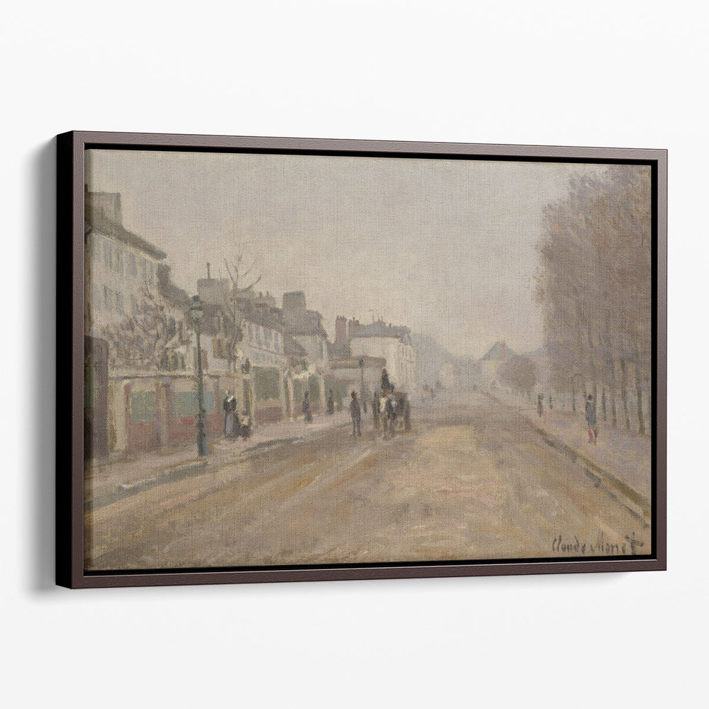 Boulevard Heloise, Argenteuil, 1872 - Canvas Print Wall Art