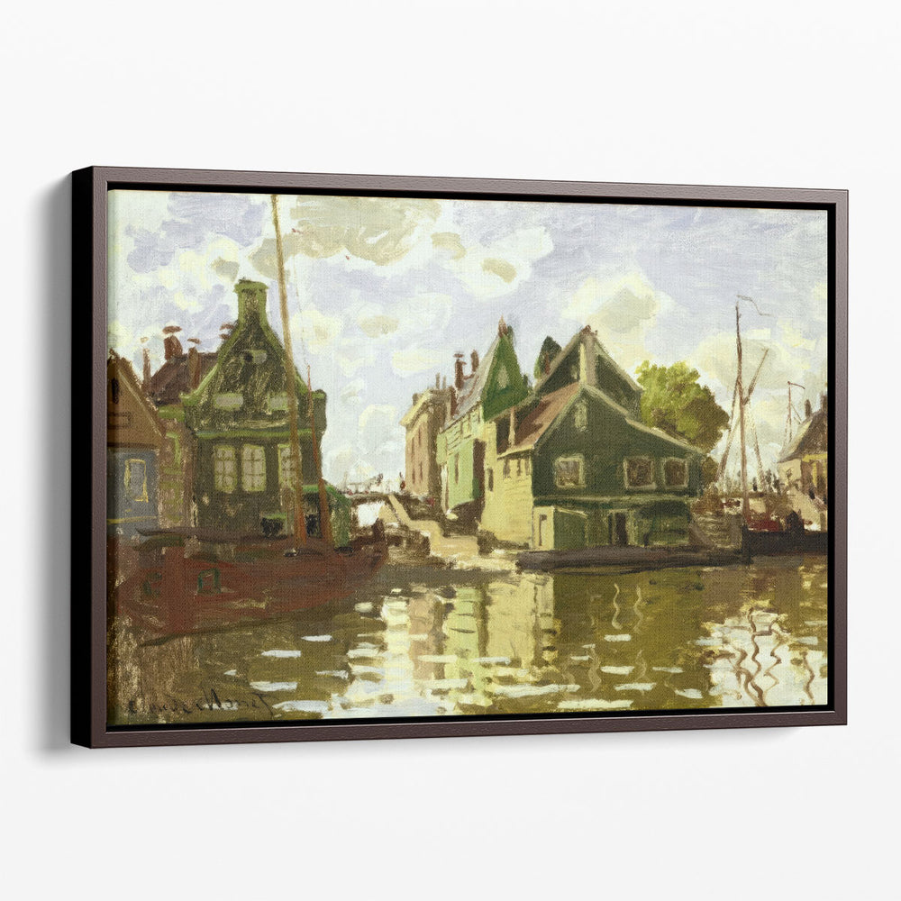 Canal in Zaandam, 1871 - Canvas Print Wall Art