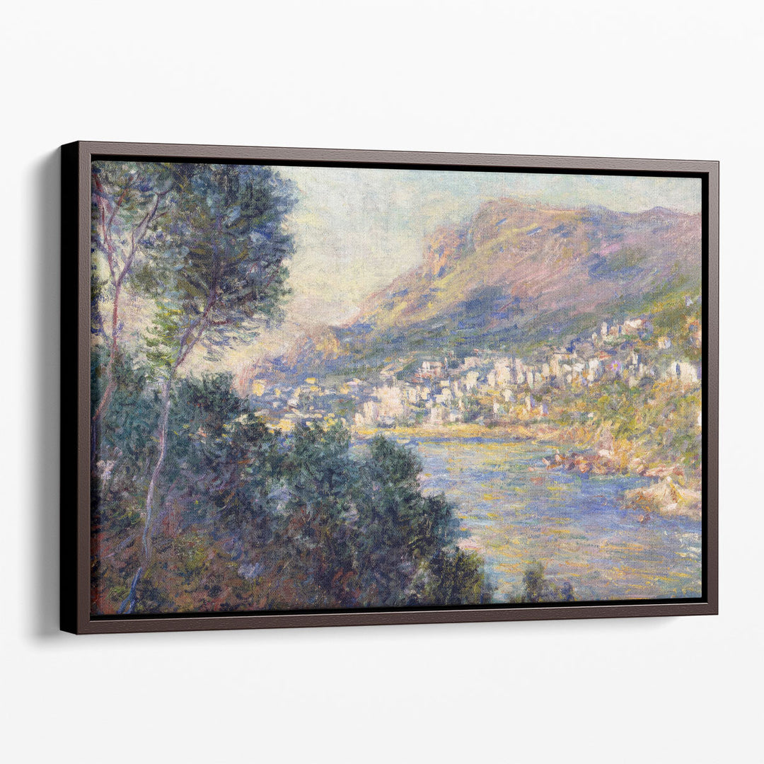 Monte Carlo Seen from Roquebrune - Canvas Print Wall Art