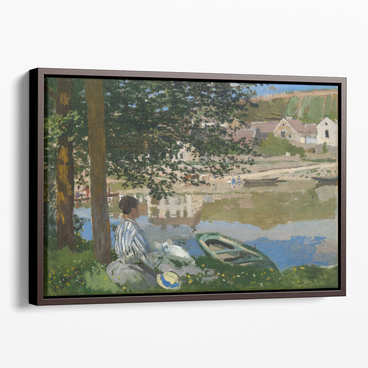 On the Bank of the Seine - Canvas Print Wall Art