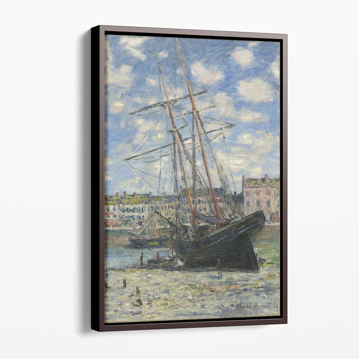 Boat Lying at Low Tide, 1881 - Canvas Print Wall Art