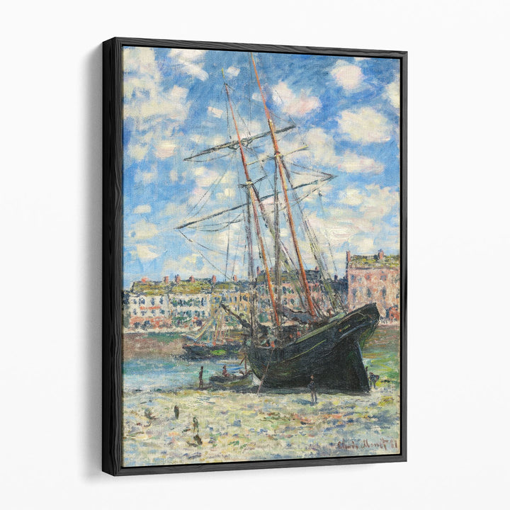 Boat Lying at Low Tide, 1881 - Canvas Print Wall Art
