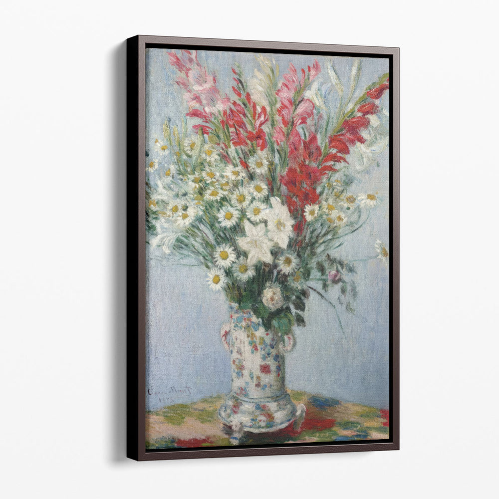 Bouquet of Gladioli, Lilies and Daisies, 1878 - Canvas Print Wall Art